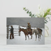 Remington - Fall des Cowboy, Karte (Stehend Vorderseite)