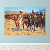 Remington ist das mexikanische Hauptgemälde Leinwanddruck (Insitu (Holzboden))