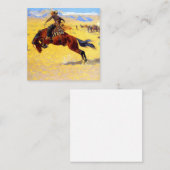 Remington Old West Horse und Cowboy Begleitkarte (Vorne/Hinten)