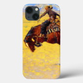 Remington Old West Horse und Cowboy Case-Mate iPhone Hülle (Rückseite)