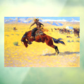 Remington Old West Horse und Cowboy Fensteraufkleber (Blatt 3)