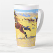 Remington Old West Horse und Cowboy Milchtasse (Rechte Ecke)