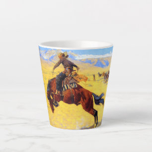 Remington Old West Horse und Cowboy Milchtasse