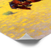 Remington Old West Horse und Cowboy Poster (Ecke)