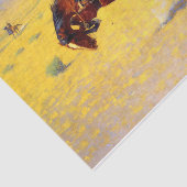 Remington Old West Horse und Cowboy Seidenpapier (Ausschnitt)