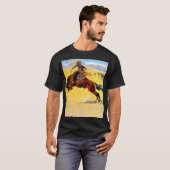 Remington Old West Horse und Cowboy T-Shirt (Vorne ganz)
