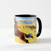 Remington Old West Horse und Cowboy Tasse (VorderseiteRechts)