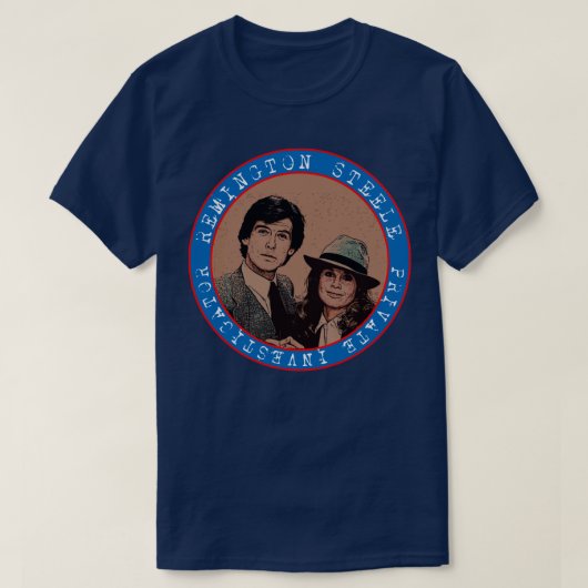 Remington Steele 80er T-Shirt (Design vorne)