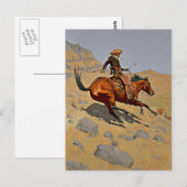Remington - The Cowboy, 1902 Postkarte (Vorne/Hinten)