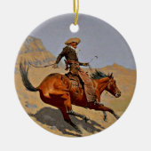 Remington - The Cowboy, Keramik Ornament (Vorne)