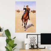 Remington - The Trooper, popular fine art Poster (Heimbüro)