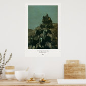 Remingtons alte Postkutsche der Plains (1901) Poster (Küche)