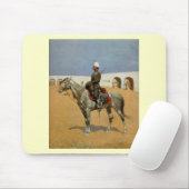 Remington's Cavalryman of the Line, Mexiko (1889) Mousepad (Mit Mouse)