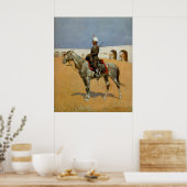 Remington's Cavalryman of the Line, Mexiko (1889) Poster (Küche)