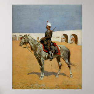 Remington's Cavalryman of the Line, Mexiko (1889) Poster