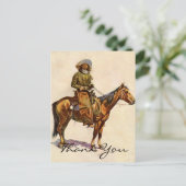 Remington's Ein Arizona Cowboy Postkarte (Stehend Vorderseite)