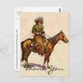 Remington's Ein Arizona Cowboy Postkarte (Vorne/Hinten)