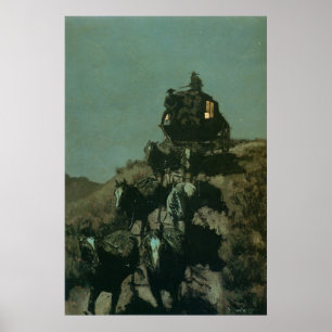 Remington's Old Stagecoach of the Plains (1901) Poster