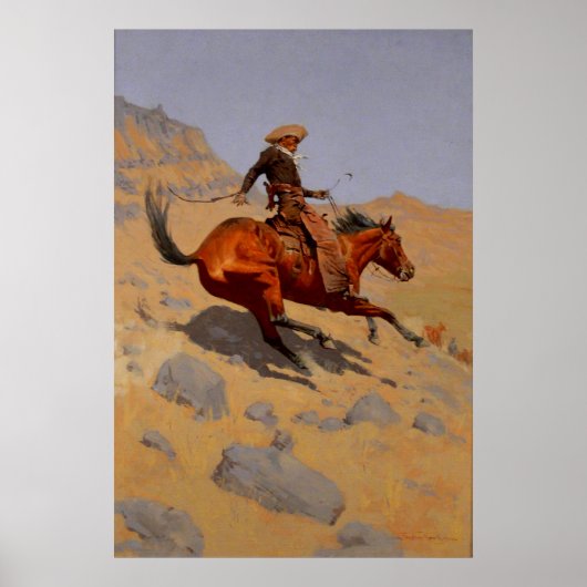 Remington's The Cowboy 1902 Poster (Vorne)