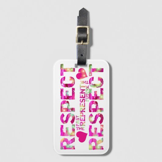 Remiss Bliss Gepäckanhänger (Vorderseite Vertikal)