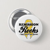 Remission Rocks - Hodenkrebs Button (Vorne & Hinten)