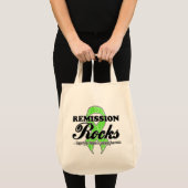 Remission Rocks - Non-Hodgkins Lymphom Bewusstsein Tragetasche (Vorderseite (Produkt))