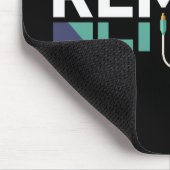 Remix Audio | DJ Music Retro Geometric Graphic Mousepad (Ecke)