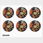 Remix-Aufkleber für Sea Squirt Runder Aufkleber (Blatt)