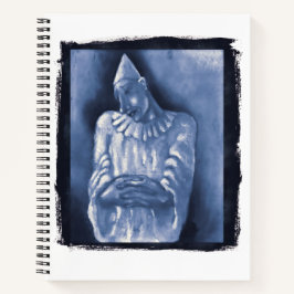 Remix of Clown (1934) oil painting by Mikulas Gala Notizblock