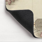 Remote British Isles Jersey und Guernsey Mousepad (Ecke)