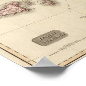 Remote British Isles Jersey und Guernsey Poster (Ecke)