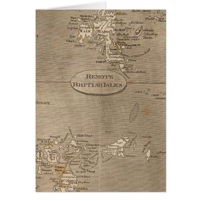 Remote British Isles Map von Arrowsmith (Vorne)