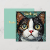 Remote Hug Chat Card Feiertagskarte (Vorne/Hinten)