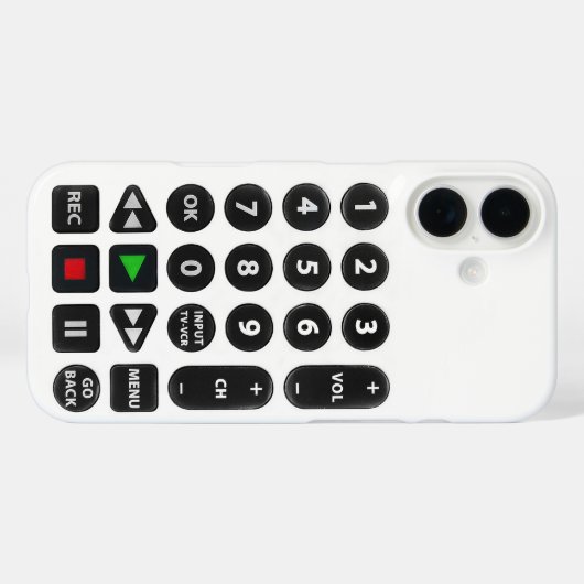 Remote-Kontrolle Case-Mate iPhone Hülle (Rückseite (Horizontal))