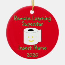 Remote Learning Superstar Personalisiert Ornamente