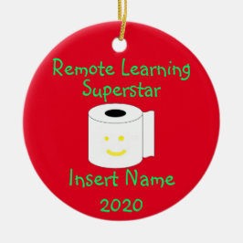 Remote Learning Superstar Personalisiert Ornamente