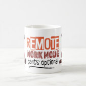 Remote-Life-Partner-Arbeit von Zuhause Funny Art Kaffeetasse (Mittel)