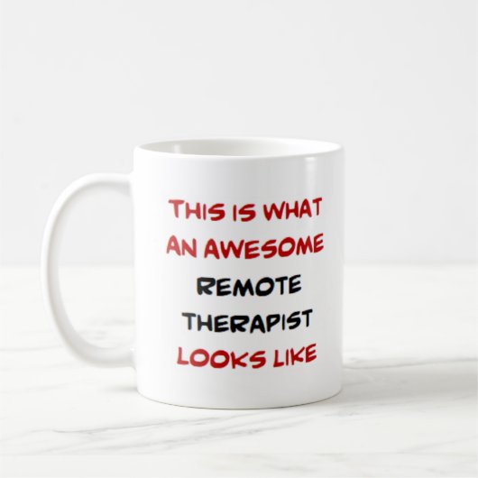 remote therapist, awesome kaffeetasse (Links)