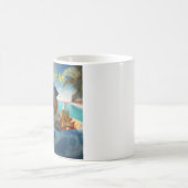 Remote Work Life Guinea Schweinekaffee Tasse (Mittel)