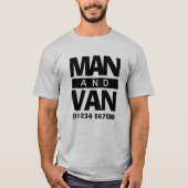Removal Company Courier Van Driver T-Shirt (Vorderseite)