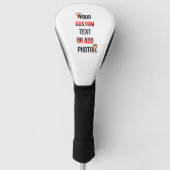 Remove This Design & Add Your Own Design Golf Headcover (Vorderseite)