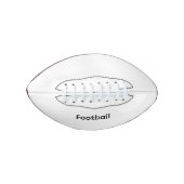 Remove This Text & Add Your Own Design Football (Vorderseite)