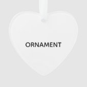 Remove This Text & Add Your Own Design Ornament (Vorderseite)