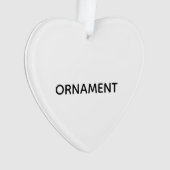 Remove This Text & Add Your Own Design Ornament (Vorderseite)