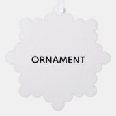 Remove This Text & Add Your Own Design Ornament Karte (Vorderseite)