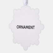 Remove This Text & Add Your Own Design Ornament Karte (Linke Ecke)