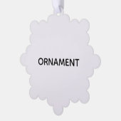 Remove This Text & Add Your Own Design Ornament Karte (Linke Ecke)