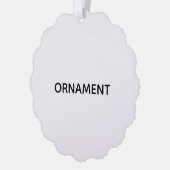 Remove This Text & Add Your Own Design Ornament Karte (Links)