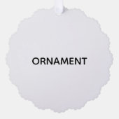 Remove This Text & Add Your Own Design Ornament Karte (Vorderseite)