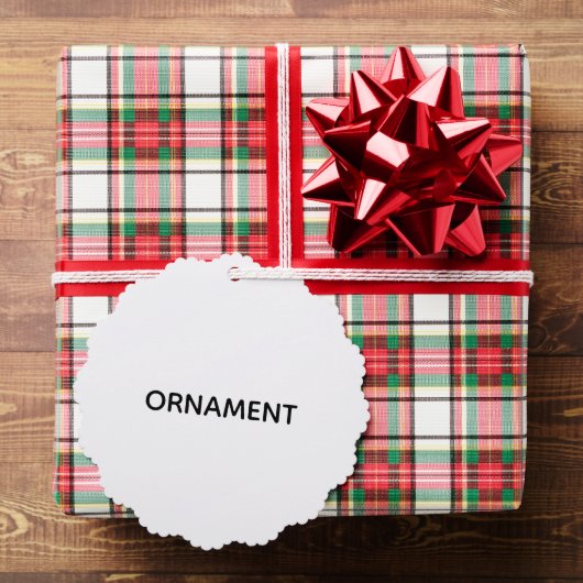 Remove This Text & Add Your Own Design Ornament Karte (Insitu (Geschenk))